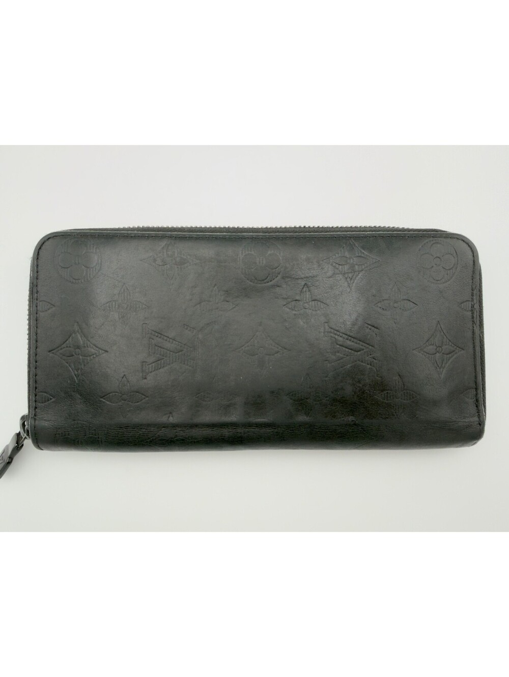 Authentic Louis Vuitton LV Zippy Vertical Wallet Monogram Shadow Zip Around